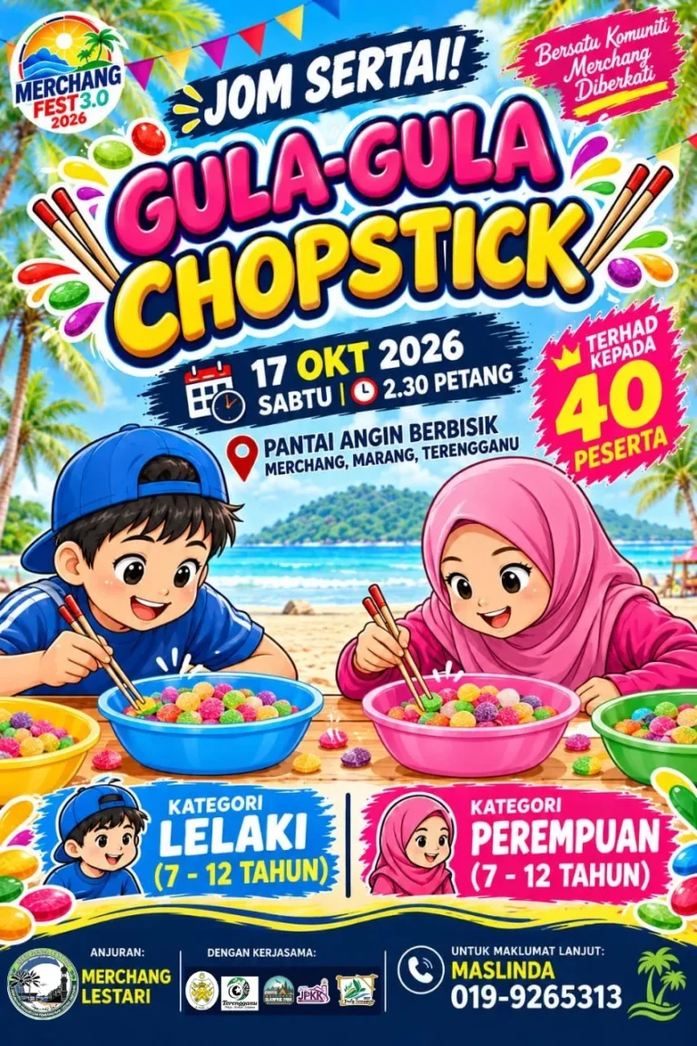 Poster Gula-gula Chopstick Merchang Fest 3.0 2026