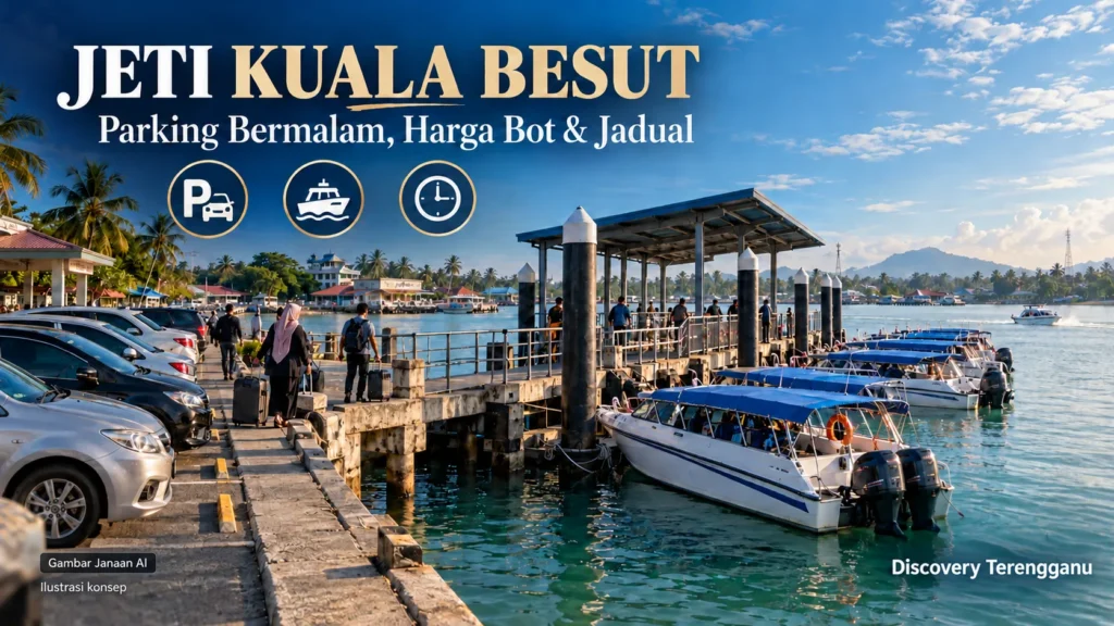 Jeti Kuala Besut Parking Bermalam, Harga Bot & Jadual