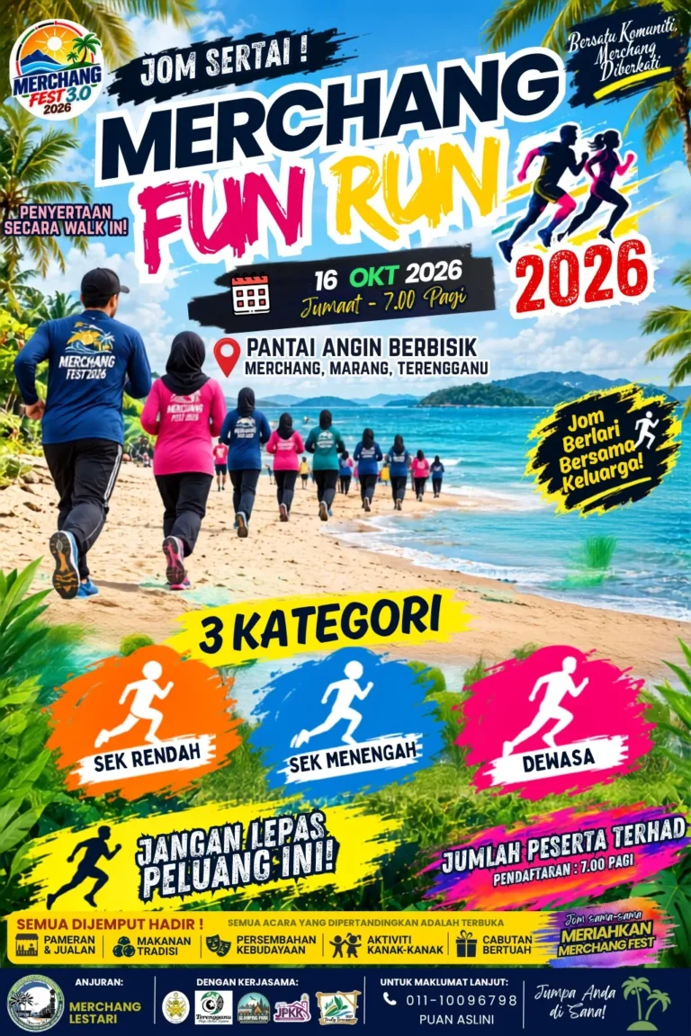 Poster Merchang Fun Run Merchang Fest 3.0 2026