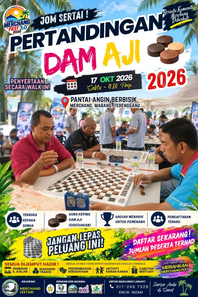 Poster Pertandingan Dam Aji Merchang Fest 3.0 2026