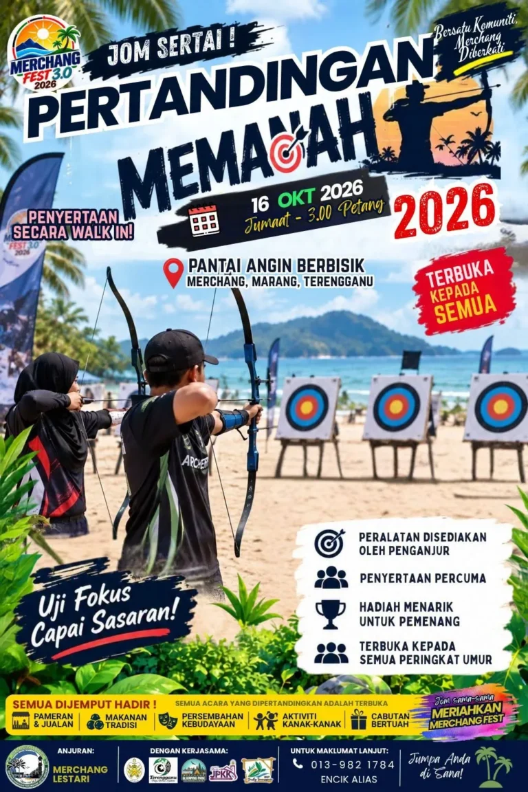 Poster Pertandingan Memanah Merchang Fest 3.0 2026