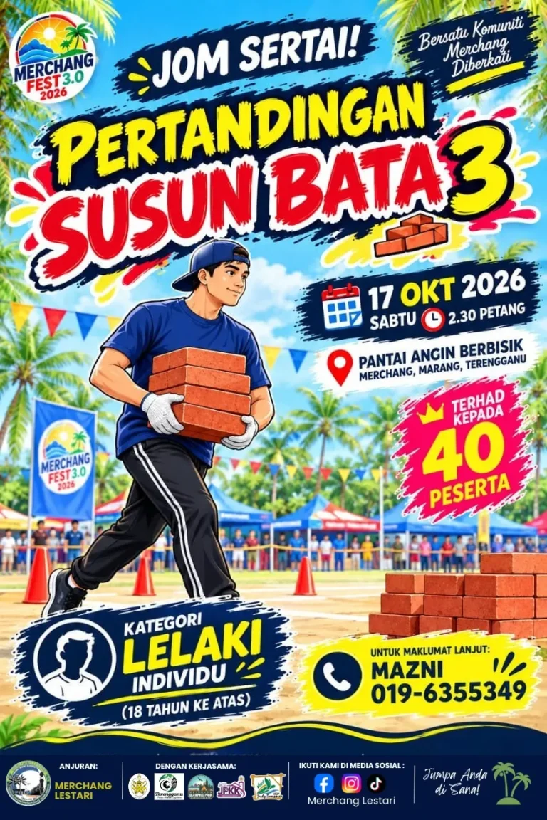 Poster Susun Bata 3 Merchang Fest 3.0 2026