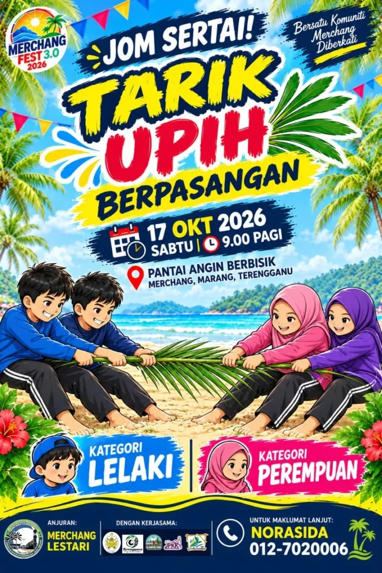 Poster Tarik Upih Berpasangan Merchang Fest 3.0 2026