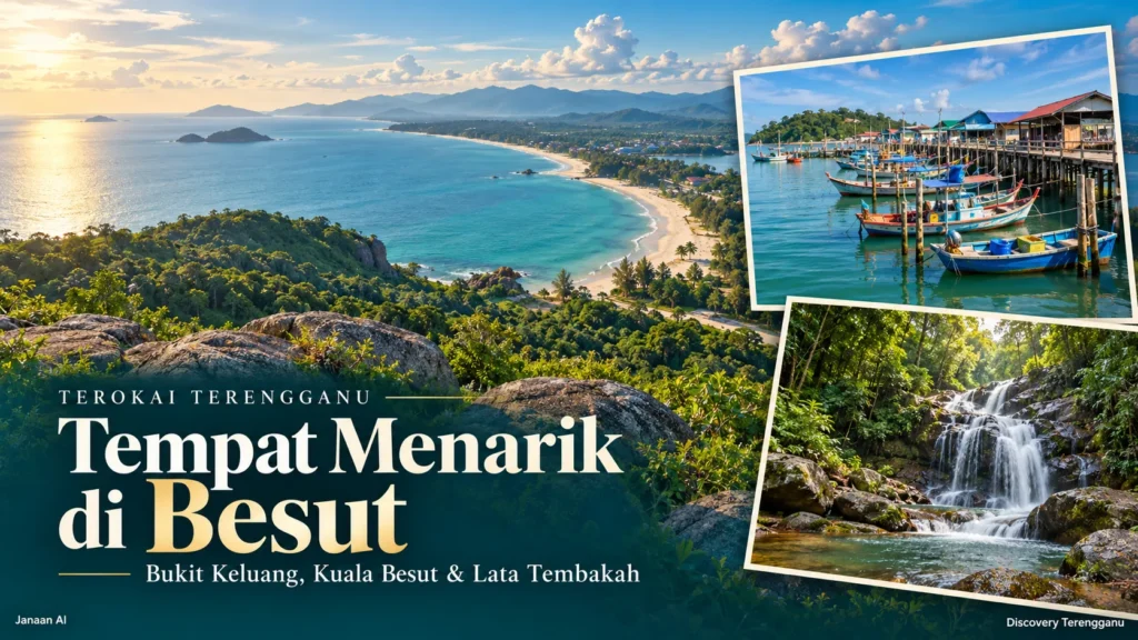 Tempat Menarik di Besut Bukit Keluang, Kuala Besut & Lata Tembakah