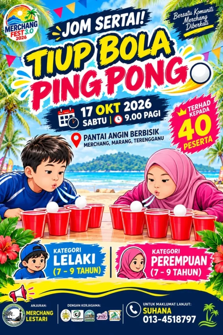 Poster Tiup Bola Ping Pong Merchang Fest 3.0 2026