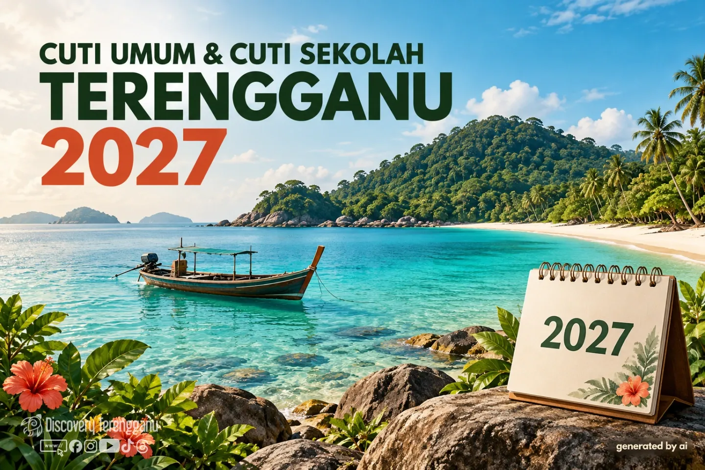 Cuti Umum & Cuti Sekolah Terengganu 2027